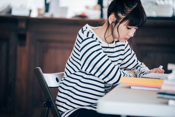 勉強,女性