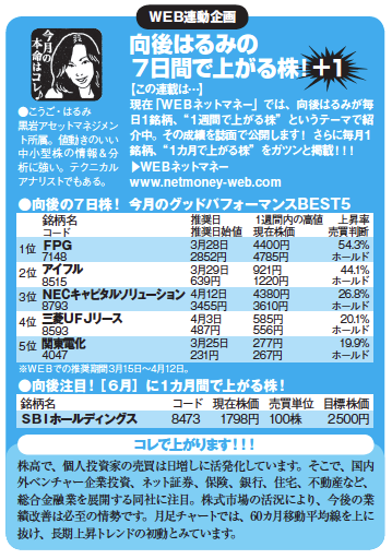 今月の期待ベンチャー株